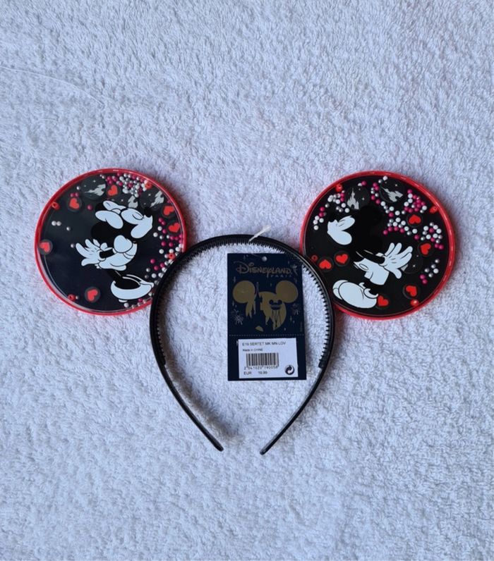 Serre-tête oreilles de Minnie et Mickey in love neuf - photo numéro 6