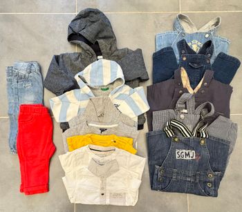 Lot vetements garcons 6 mois plusieurs marques
