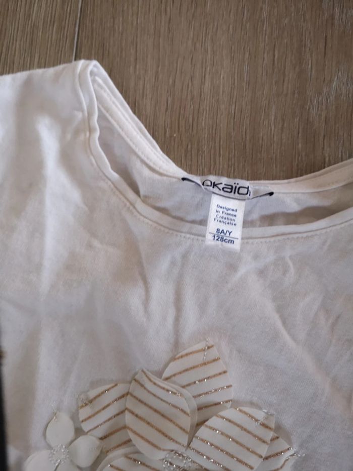 T shirt okaidi 8ans - photo numéro 3