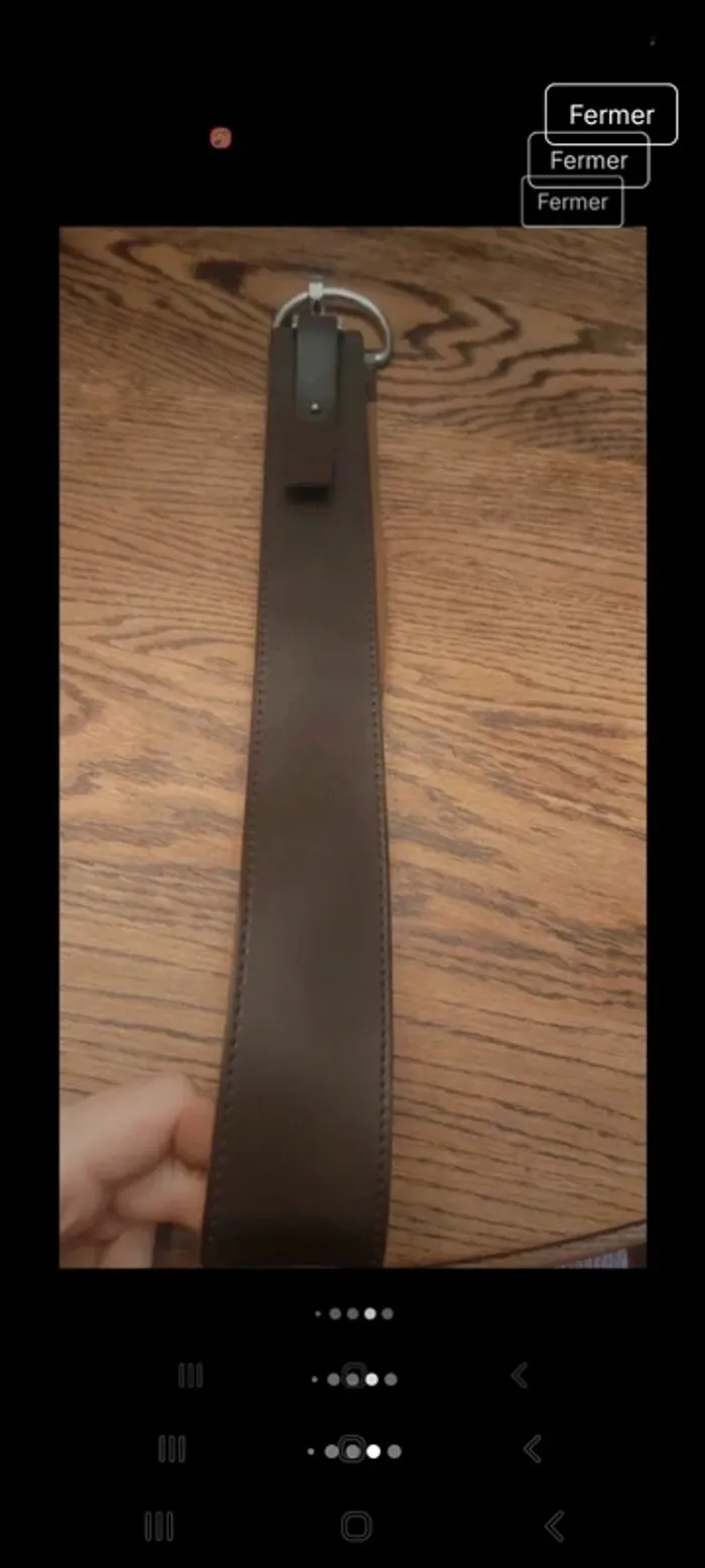 Ceinture Marron Joop.V 95cm cuir Marron - photo numéro 16
