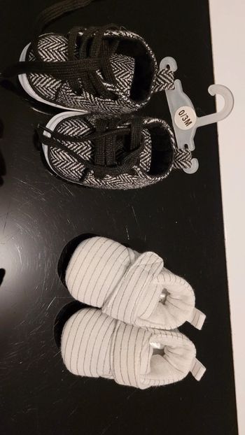 Chaussons et chaussures taille 0/3 mois