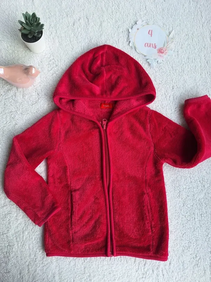 Veste polaire fushia