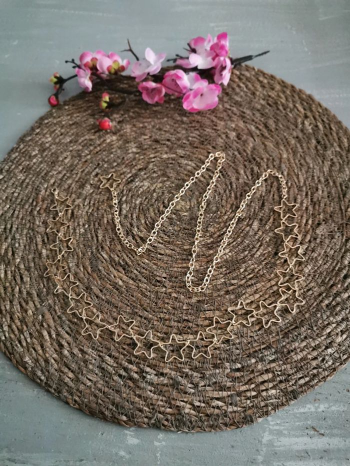 Ceinture Métal femme étoiles dorées