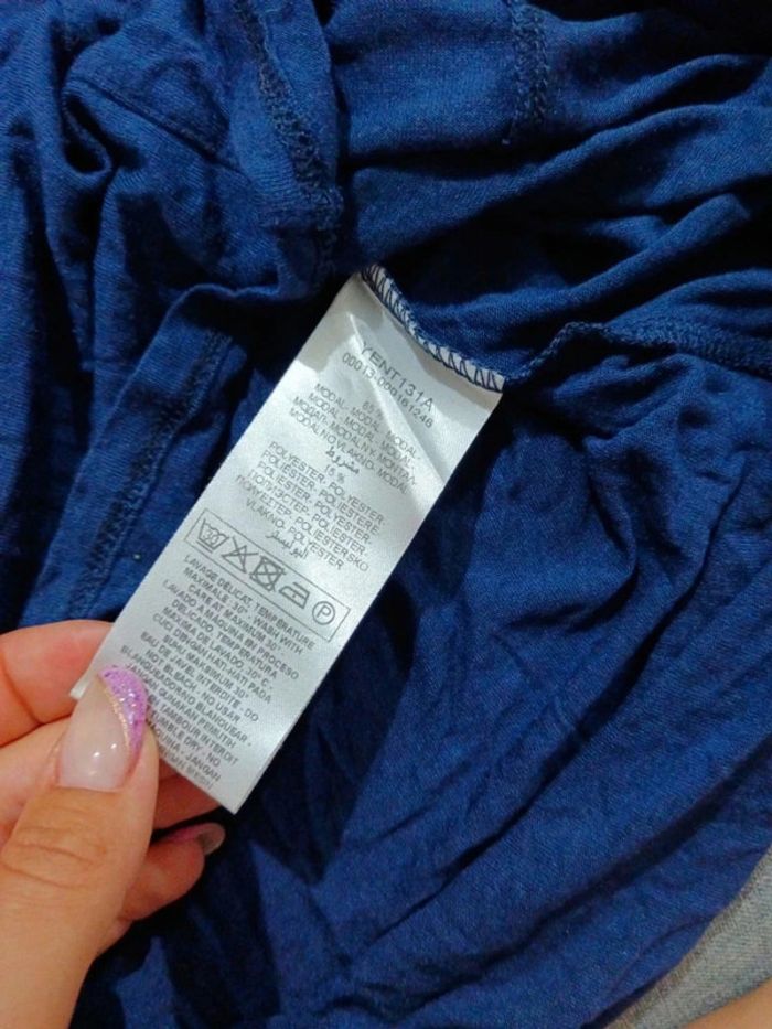 C50 blouse marine NafNaf S - photo numéro 4