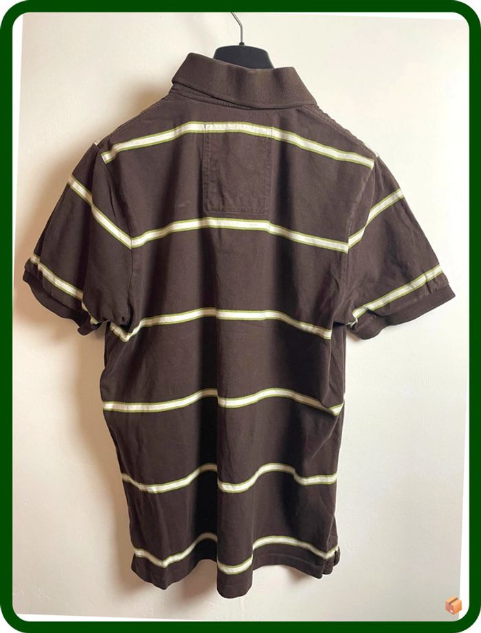 👕 Polo homme Hollister – Taille L – Marron – Très bon état - photo numéro 2
