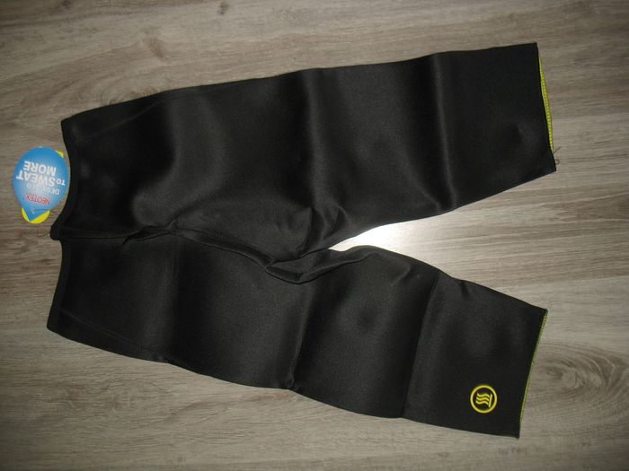BERMUDA DE SUDATION NOIR "HOT SHAPERS" - NEUF - TAILLE M - n°01 - photo numéro 2
