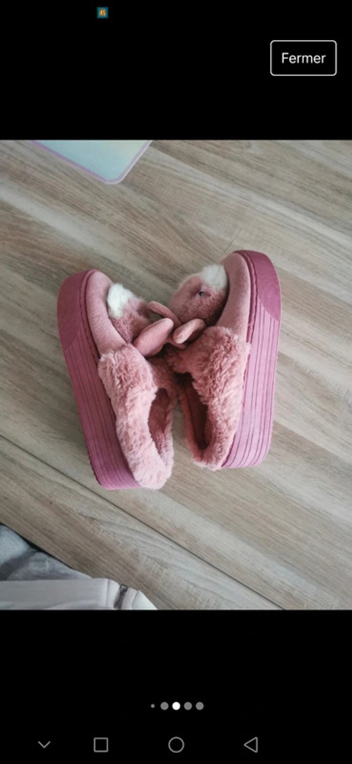 Jolie chaussons 38 tout doux - photo numéro 5