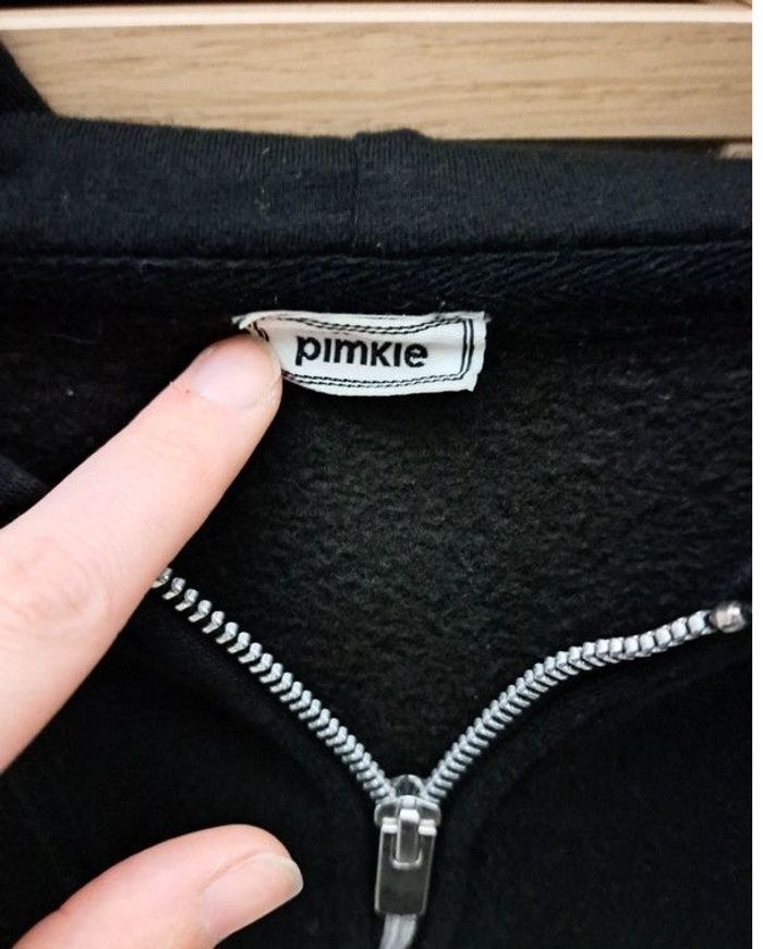 Sweat crop top noir Pimkie taille 38 - photo numéro 2