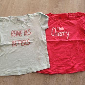 Lot 2 tee-shirts 36mois