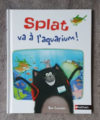 Livre pour enfants "Splat va à l'Aquarium" (3-5 ans) / Nathan