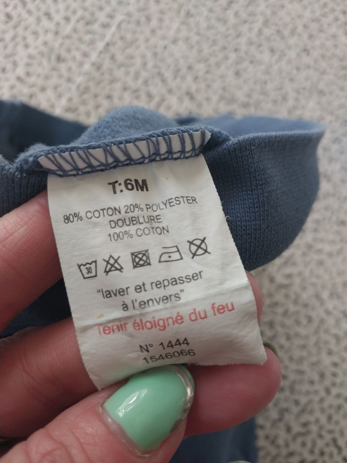 Gilet à capuche bébé garçon – boîte à Malices – 6 mois - photo numéro 5