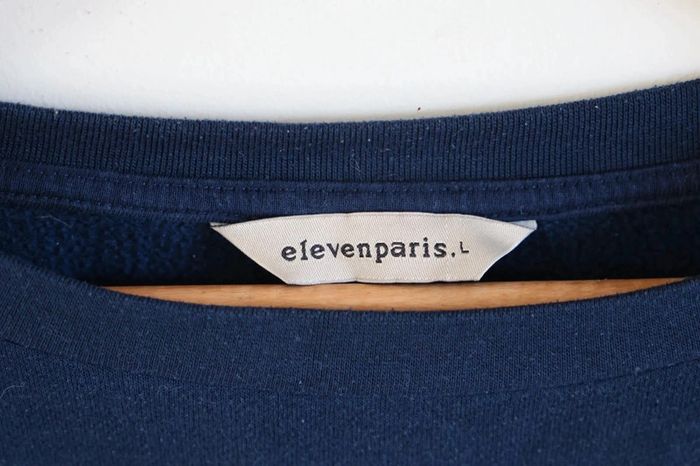 C40 sweat marine Eleven paris L - photo numéro 3