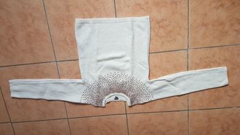 Pull fille blanc cassé 10 ans Kiabi