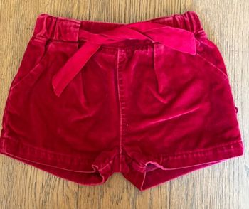 Short en velours ras