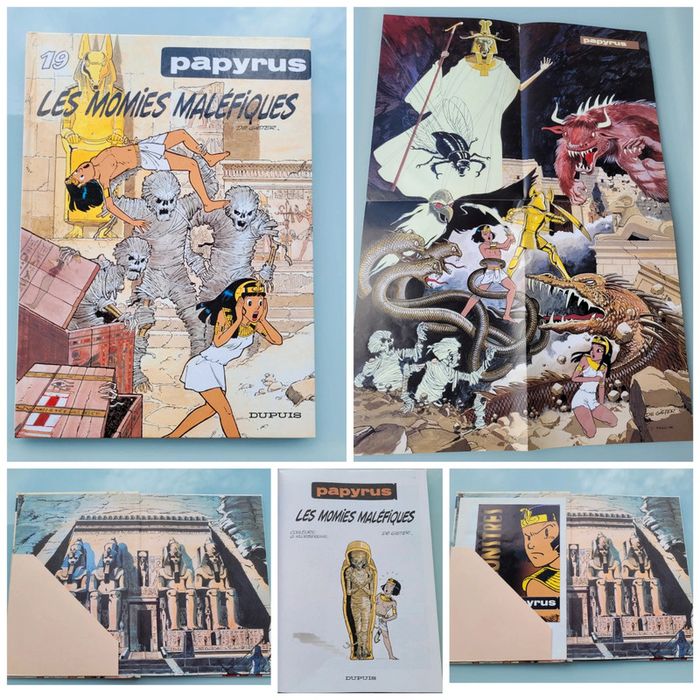 BD Papyrus, Les Momies Maléfiques, EO cotée avec poster (17) - photo numéro 2