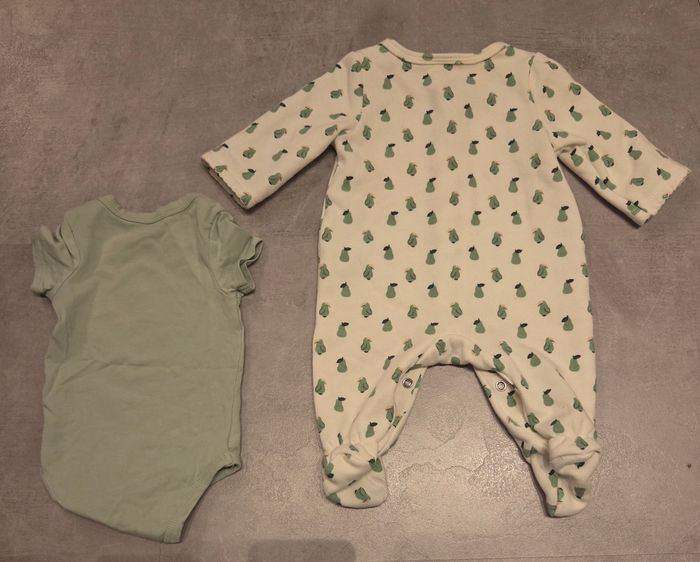 Pyjama + bodie MC tape a l'œil 1mois - photo numéro 2