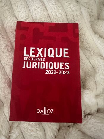 Lexique des termes juridiques 