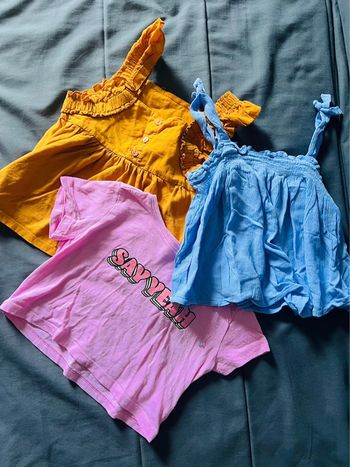 Lot débardeurs 3 ans