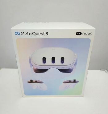 Casque VR Meta Quest 3 512 Go résolution 4K - Quête la plus puissante - NEUF - SCELLÉ