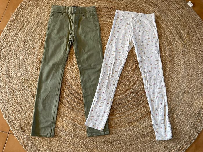 Lot pantalons fille