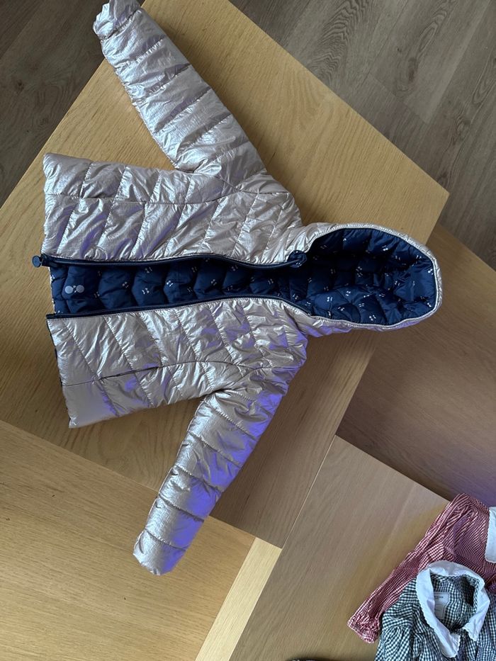 Manteau fille réversible 2/3 ans Okaidi - photo numéro 2