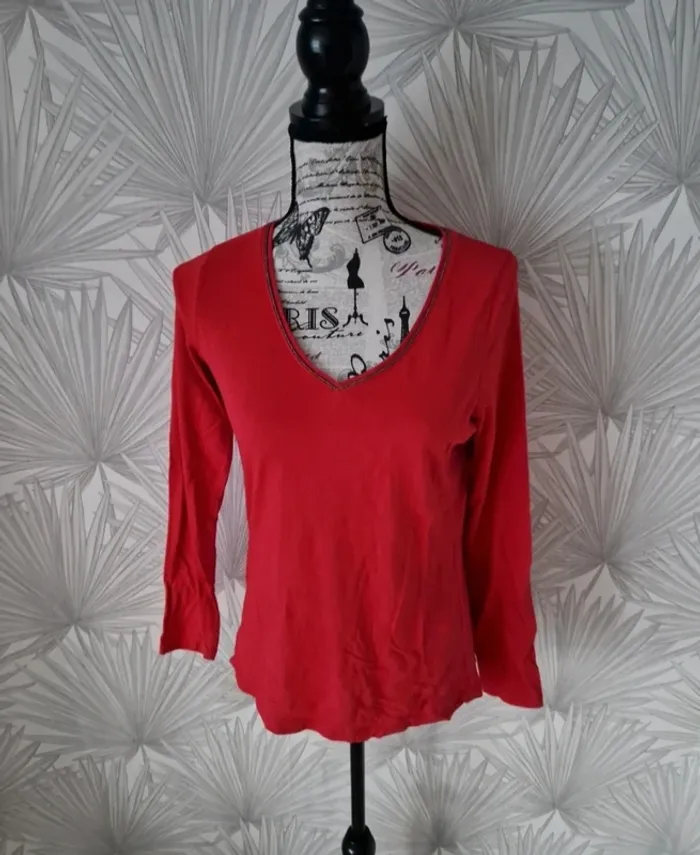 Joli tee-shirt manches longues Gdm taille 36