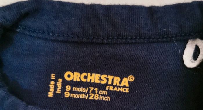 T-shirt à manches longues bébé garçon 9 mois comme neuf - photo numéro 3