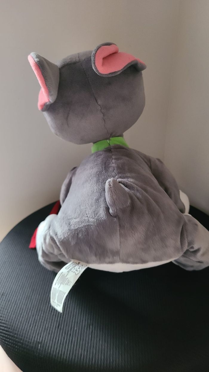 Peluche Chien bulldog Peppy Pups Les Toufous Ressort Et Grelot - photo numéro 3