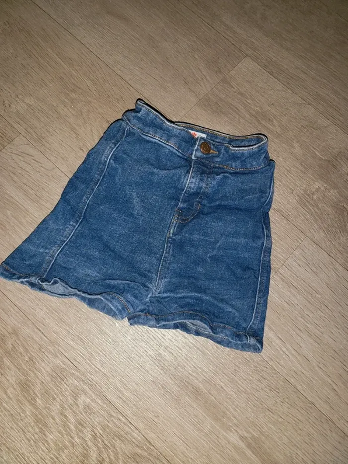 Short en jeans