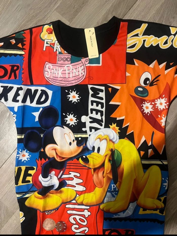 Très belle robe manche courte Minnie et pluto neuf - photo numéro 2