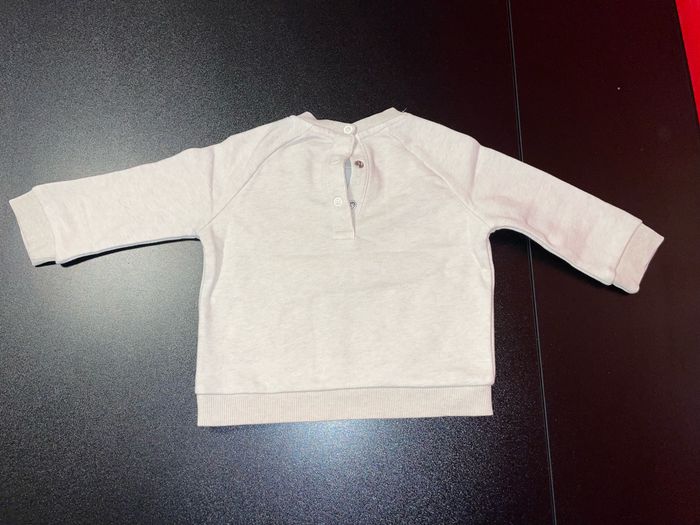 Sweat beige motif tigre taille 9 mois - photo numéro 2