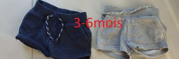 2 short 3-6 mois