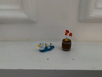 Figurine animaux : canard et coq