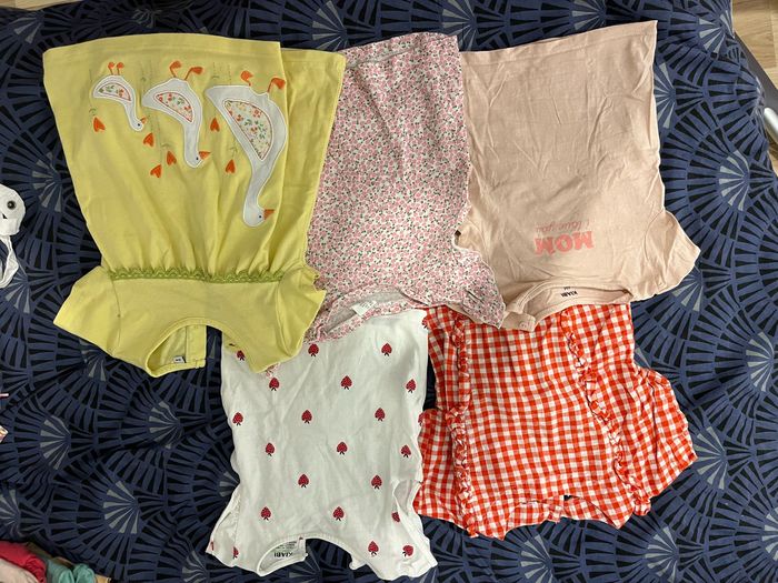 Lot de 5 t-shirt 6 mois