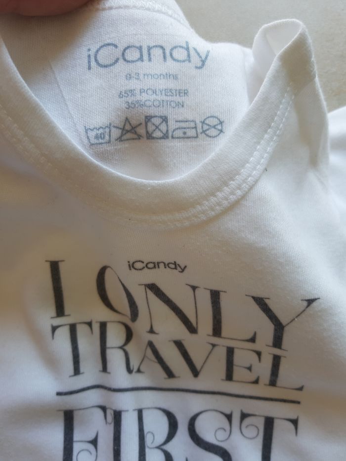 Lot de 2 bodys neufs, taille 0-3 mois - photo numéro 2