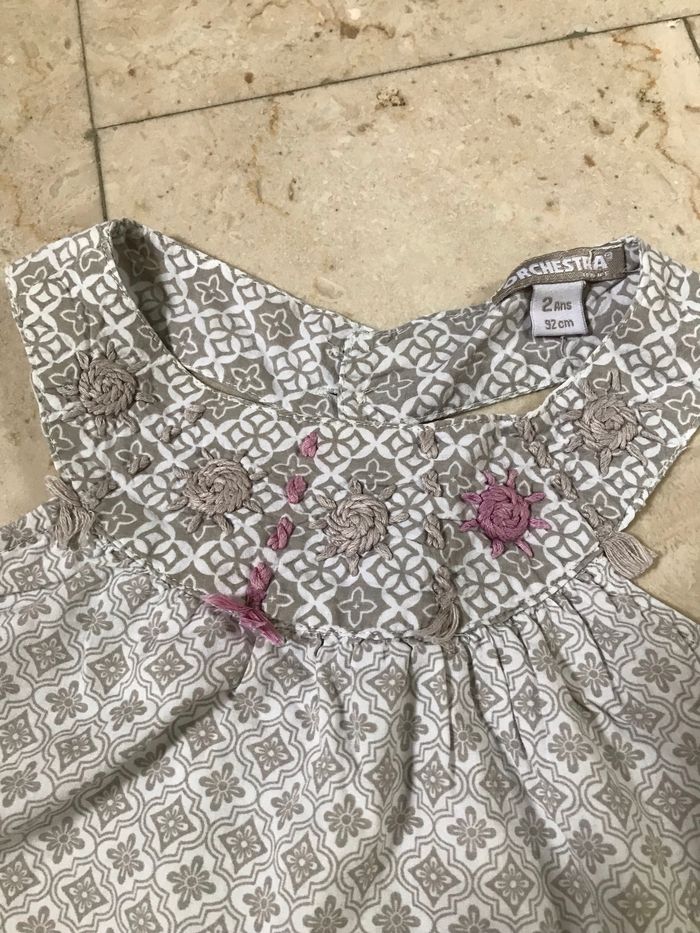 Robe impression grise 24 mois - photo numéro 2