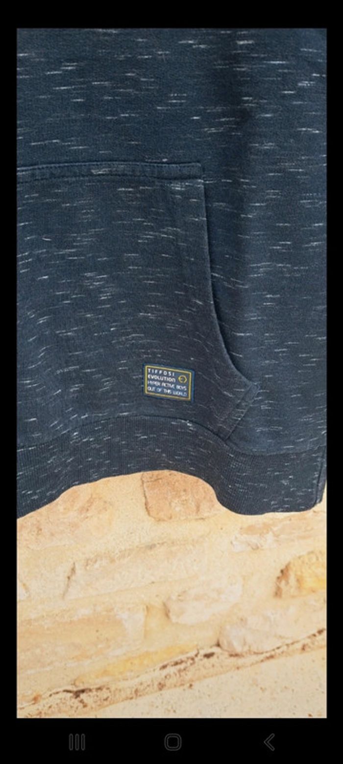 Sweat gris foncé Tiffosi taille 13/14 ans - photo numéro 3