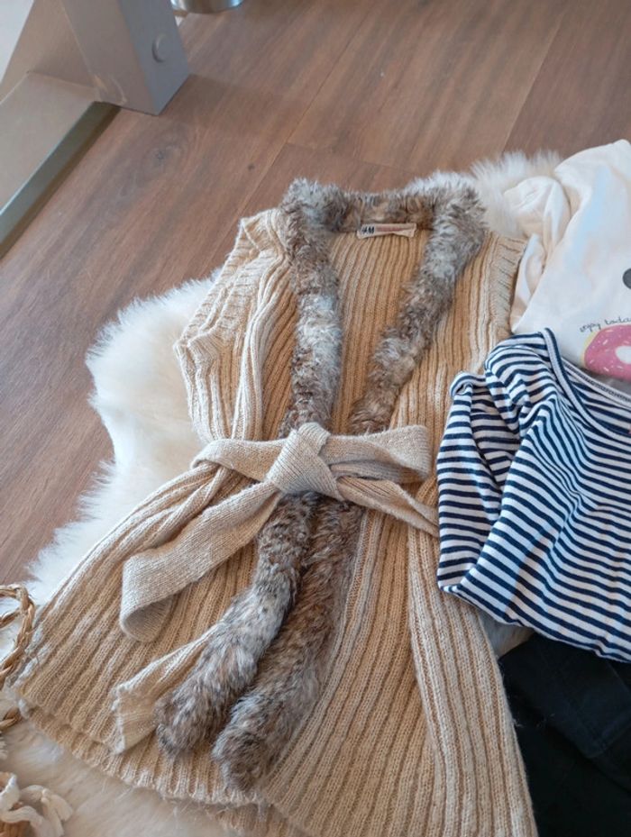 Gros Lot fille 💗 5 pièces  rentrée 2/4 ans h&m lupilu - photo numéro 4