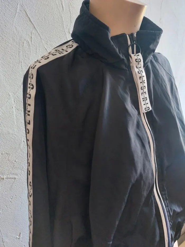 Veste Coupe-Vent Noire courte Taille S - photo numéro 4