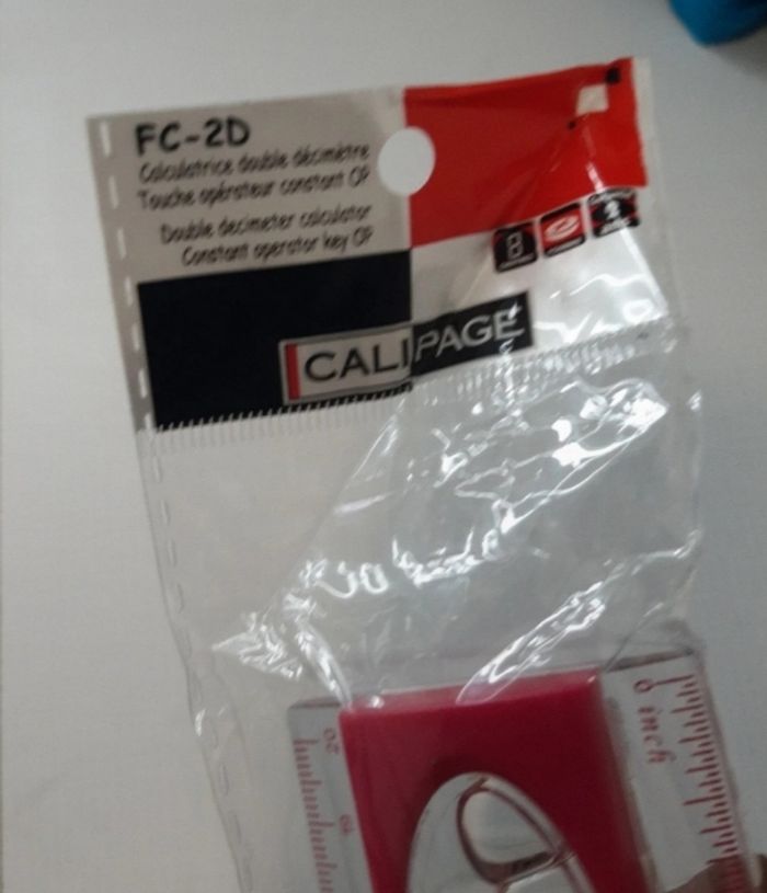 Regle calculatrice neuve calipage - photo numéro 3