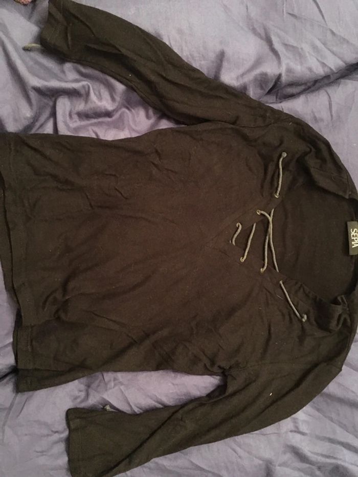 Top cintré sepia 38