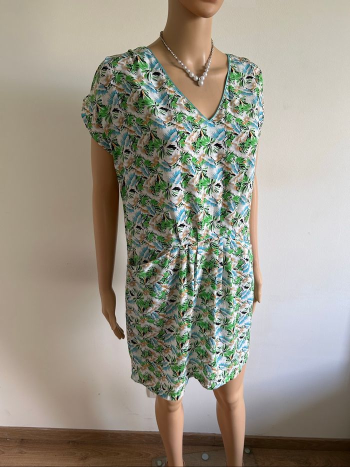 Robe imprimée neuve à manches courtes Lenny B taille française 40 - photo numéro 2