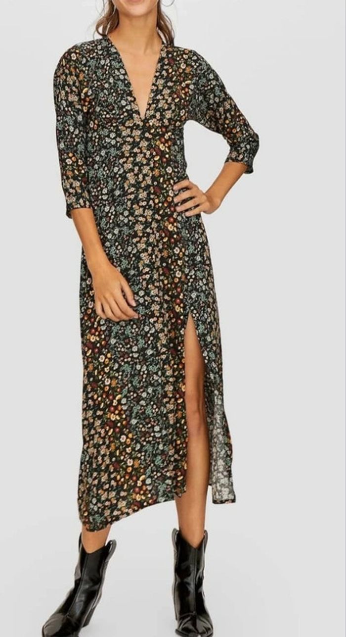 Jolie robe fleurie taille L Stradivarius quasi neuve - photo numéro 11