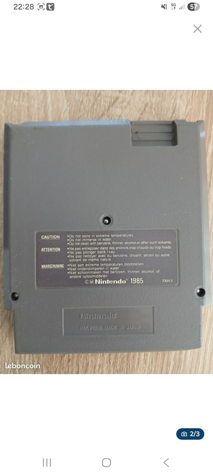 Super mario bros 3 nintendo nes - photo numéro 2