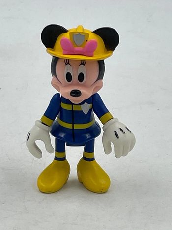 Figurine Disney Mickey Minnie en tenue de policière 7,5 cm
