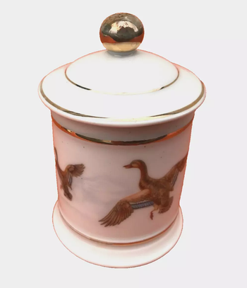 Pot couvert Porcelaine d' Art Limoges France