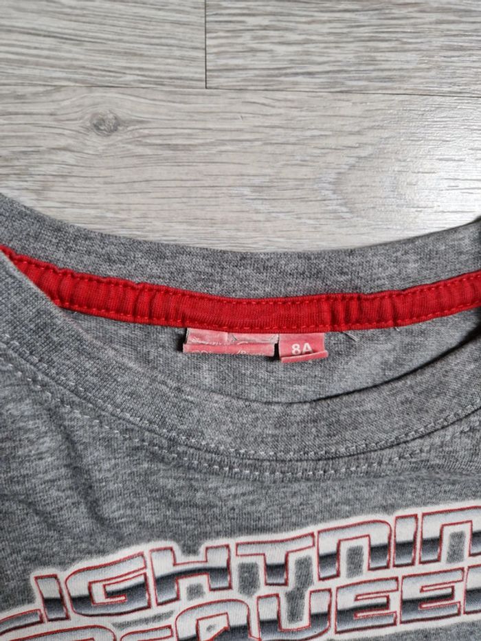 Tee-shirt manches longues Cars 8 ans Disney pixar - photo numéro 3