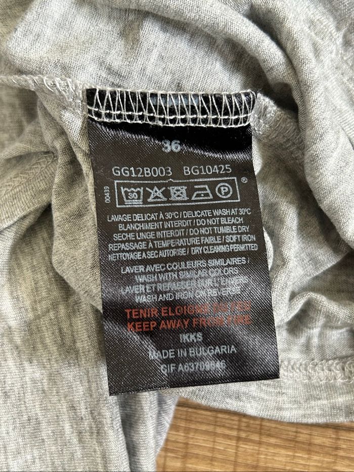 Haut gris avec strass IKKS taille 36 TBE - photo numéro 10