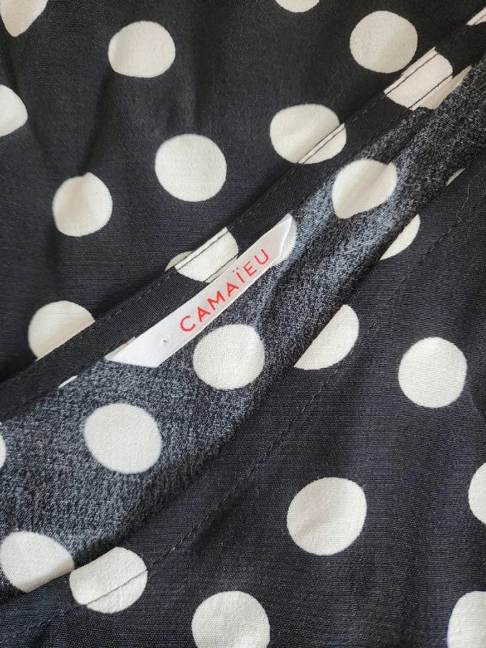 🌸Blouse pois Camaieu Taille 38🌸 - photo numéro 5