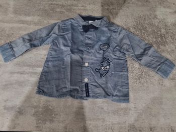 Chemise Disney Winnie L'ourson 6 mois noeud papillon